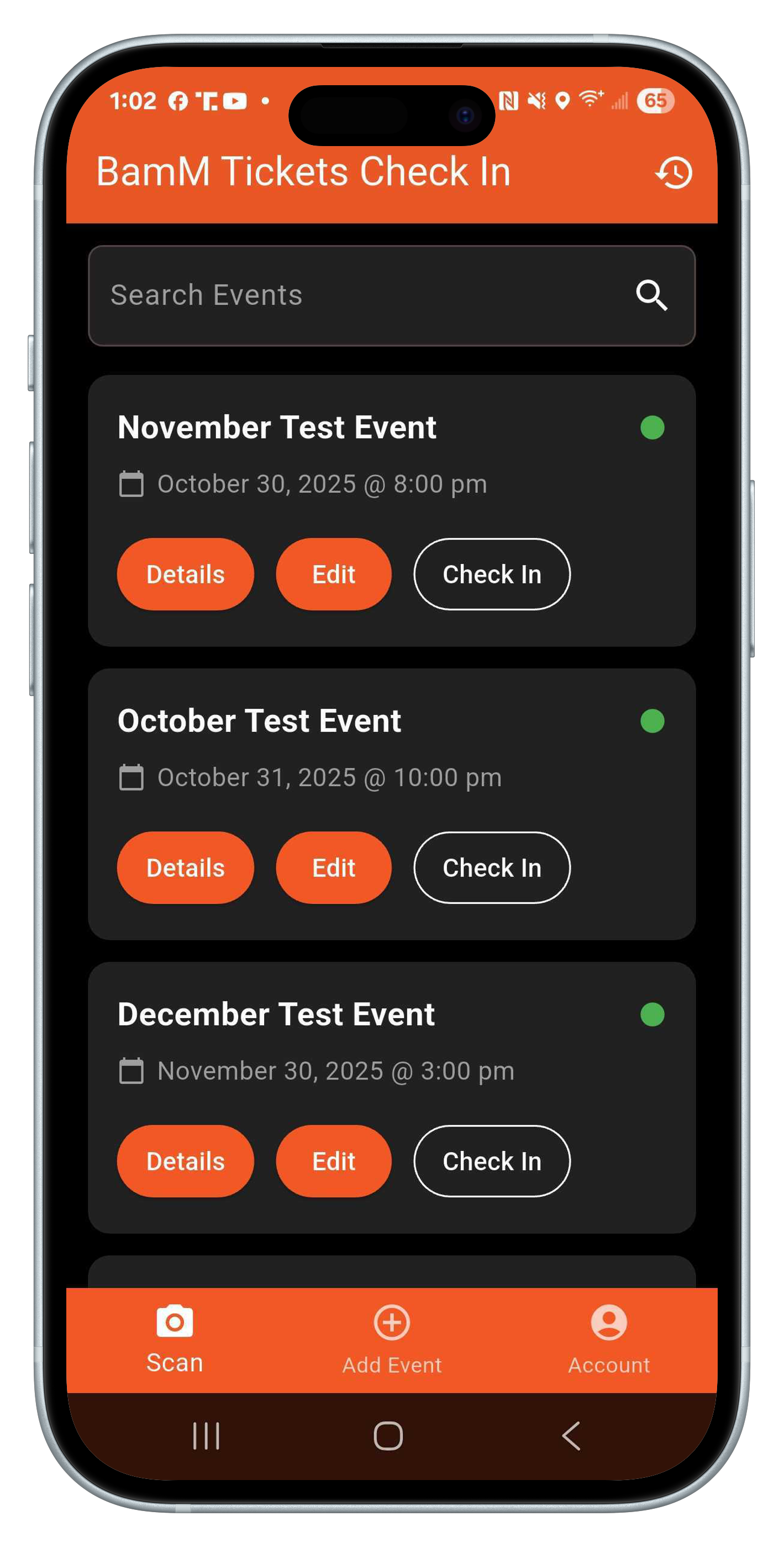 Mobile Check-In App